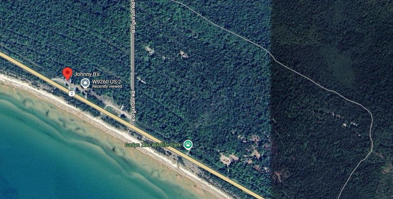 Johnny Bs (Italian Garden) - Aerial Map (newer photo)